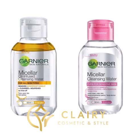 Jual Garnier Micellar Cleansing Water All In 1 Water In Oil All In 1 50ml Pembersih Make Up