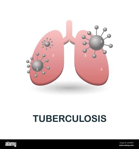 Tuberculosis Icon 3d Illustration From Deseases Collection Creative