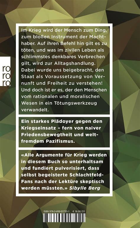 Warum ich niemals für mein Land kämpfen würde - Ole Nymoen (Buch) – jpc.de