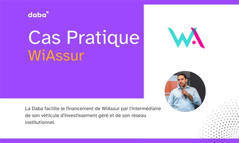 Tude De Cas Daba Facilite Le Financement De Wiassur Pour L Assurance