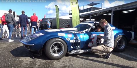 Watch And Listen To A 1968 Corvette C3 Le Mans Racer