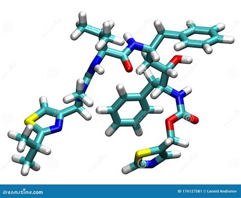 3D Structure of Antiviral Ritonavir, Active Against the COVID-19 ...