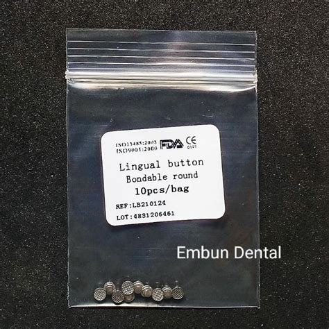 Jual Lingual Button Bondable Orthodontic Isi 10 Pcs Shopee Indonesia