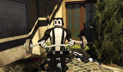 Toon Meowscles Fortnite Add On Ped GTA5 Mods