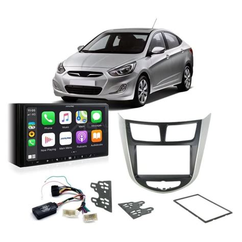 Hyundai Accent 2011 2016 RB Apple CarPlay Android Auto Head Unit