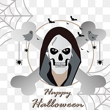 Small Halloween Skeleton Coloring Pages Cute Cartoon Isolated Outline