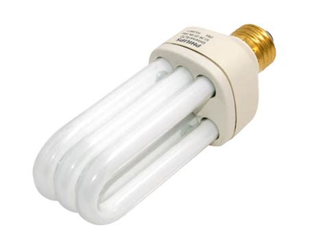 Philips W Warm White Triple Twin Tube Cfl Bulb E Base Sls