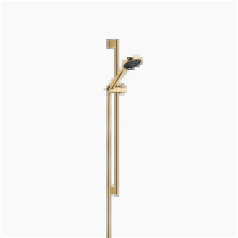 SERIES VARIOUS Brushed Durabrass 23kt Gold Shower Set