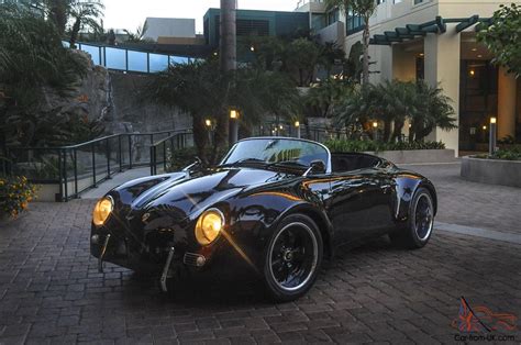 1957 Porsche Replica Kit Black Betty Speedster Super Wide Body