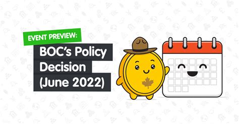 Event Trading Guide BOCs Policy Decision June 2022 Babypips