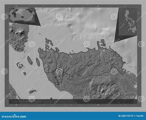 Northern Samar Philippines Bilevel Capital Stock Illustration