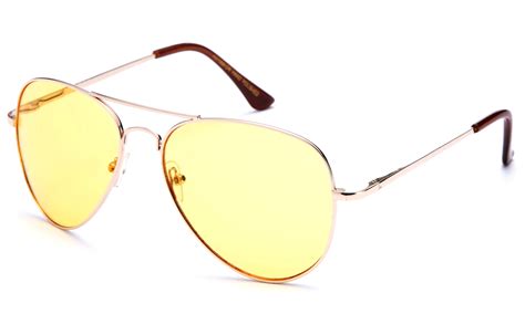 Night Vision Driving Glasses Yellow Amber Lens And Day Time Driving Sunglasses Copper Lens Classic