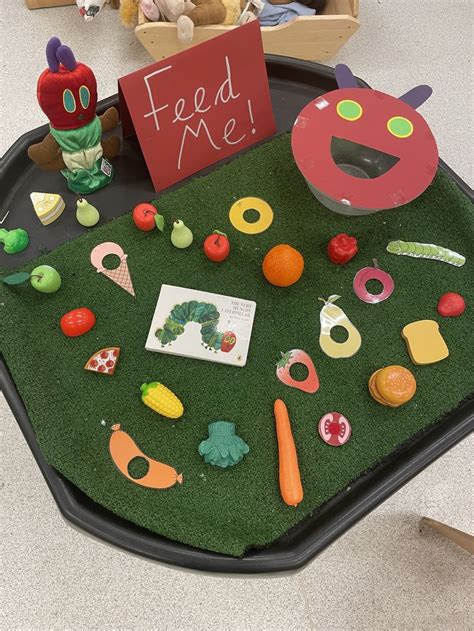 The Very Hungry Caterpillar Tuff Tray Hungry Caterpillar Activities