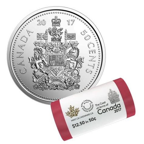 2017 Canadian 50 Cent Coat Of Arms Half Dollar Classic Special Wrap