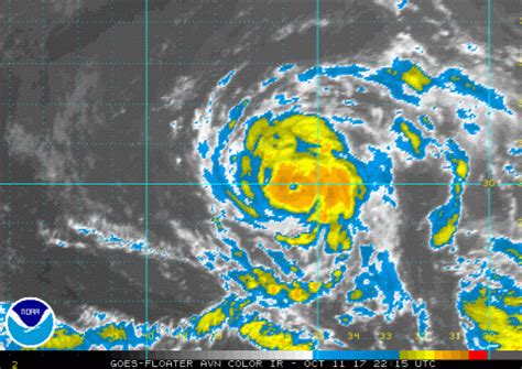 Tempestade Tropical Ophelia Ganha For A E Se Transforma Em Furac O