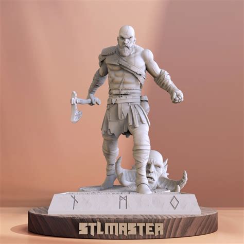 Kratos God of War 3D Imprimir archivo STL para impresión 3D descarga