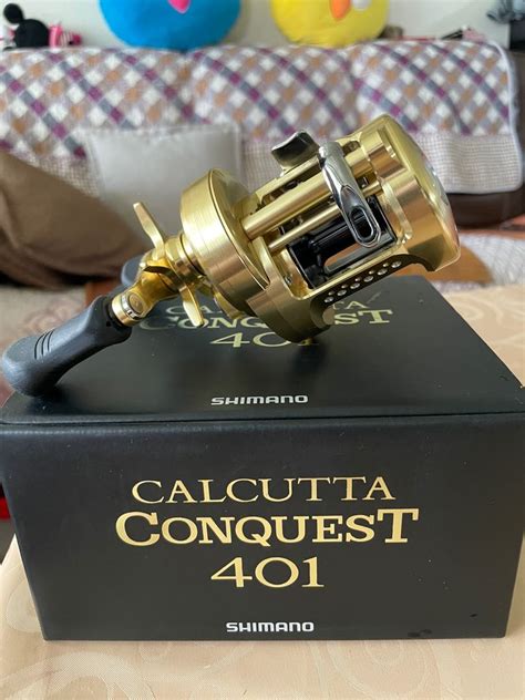 Shimano Calcutta Conquest 401 Fishing Reel Sports Equipment Fishing