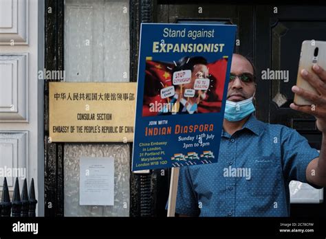 Iranian, Indian & Hong Konger Anti CCP Protest Stock Photo - Alamy