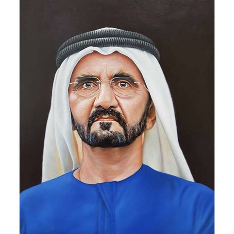 Portrait of Sheikh Mohammed bin Rashid Al Maktoum – Monda Gallery