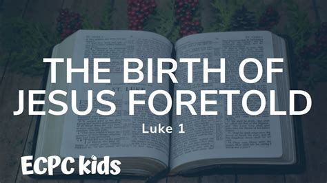 The Birth Of Jesus Foretold Story 79 From The Gospel Story Bible