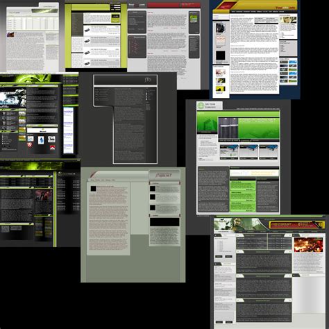 template psd pack  tyrnt  deviantart