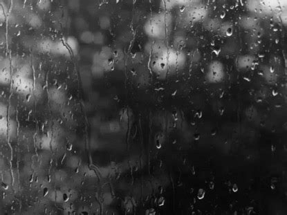 Black And White Rain Falling