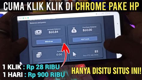 Tanpa Skill Hanya Klik Hitungan Detik Dibayar Hingga Puluhan Dollar