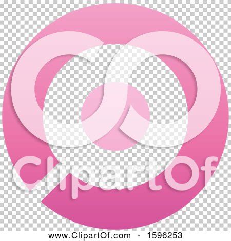 Clipart of a Pink Letter O Logo - Royalty Free Vector Illustration by ...