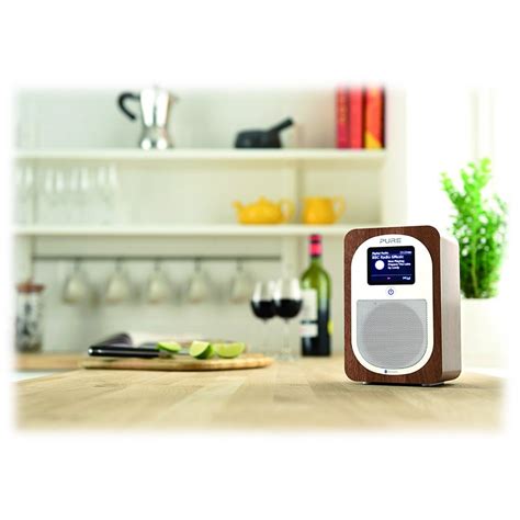 Pure Evoke H3 Walnut Portable DAB DAB And FM Radio With