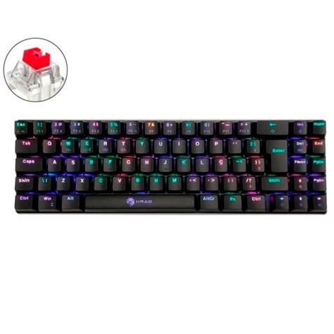 Tupi S A Teclado Mec Nico Gamer Rgb Krab Kbmgk En Bt Usb Ng Rj