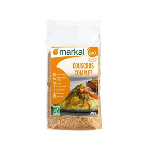 Couscous Complet BIO Markal 500 G La Belle Vie Courses En Ligne