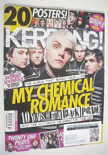 Kerrang Magazine My Chemical Romance Cover 22 October 2016 Issue 1642