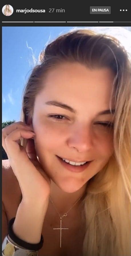 Marjorie De Sousa Sorprende Al Natural Y Con Curvas En Bikini