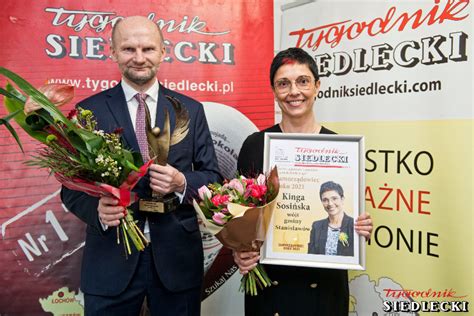 Samorządowiec Roku 2021 Kinga Sosińska i Człowiek Roku 2021