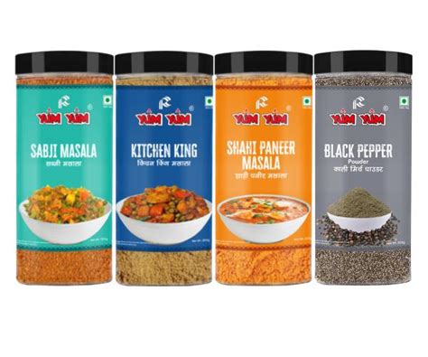 Yum Yum Spices Combo Pack G Sabji Masala Kitchen King Shahi Paneer