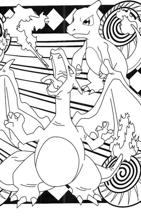 Pokemon Coloring Pages Charzard