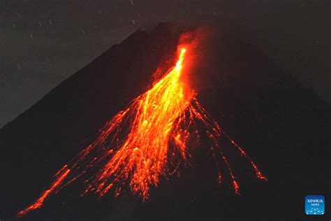 Mount Merapi Volcano Erupts In Indonesia Xinhua