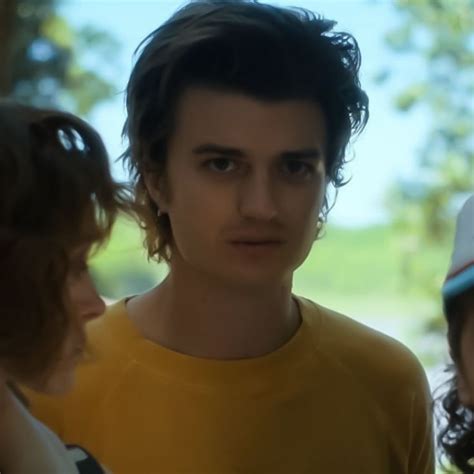 Joe Keery As Steve Harrington In Stranger Things Season 4 Watch Stranger Things Stranger Things