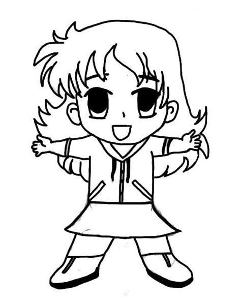 First Chibi Girl Sketch by Tigurus by Tigurus on DeviantArt