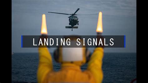 Helicopter Marshalling Signals Youtube