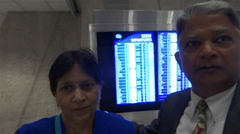 Aruna Sharma At B Concourse IAD Washington DC For Flying Lufthansa