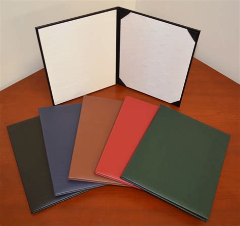 Bonded Recycled Leather Book Tent Diploma Covers