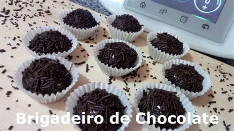 Brigadeiro De Chocolate Como Fazer Brigadeiro Na Bimby Thermomix Tm