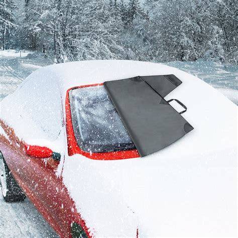 Premium Magnetic Snow Windshield Snow Cover By Cat Automotive Fits Car Van Suv Truck Windshield