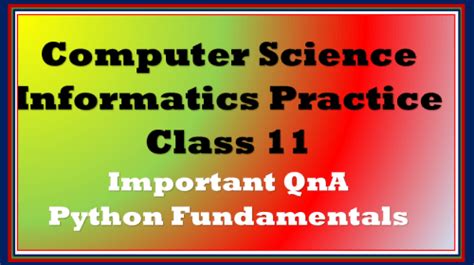 Important Qna Python Dictionary Class11 Tutorialaicsip