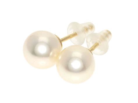 Tiffany And Co 18k Yellow Gold Pearl Earring Qjlxg 2524 Tiffany And Co Buy At Truefacet