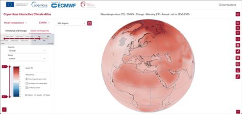 Copernicus Interactive Climate Atlas A New Tool To Visualise Climate