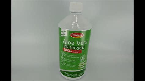 Schaebens Aloe Vera Trink Gel Youtube