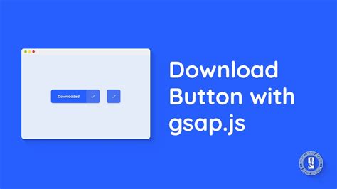 Download Button Animation With Html Css And Javascript Gsapjs Live