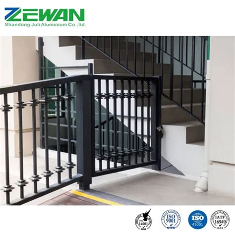 Aluminum Railings Security Outdoor Railing Staircase Rail Powder Coating Rail Aluminum Railing